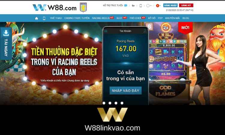 giao diện w88