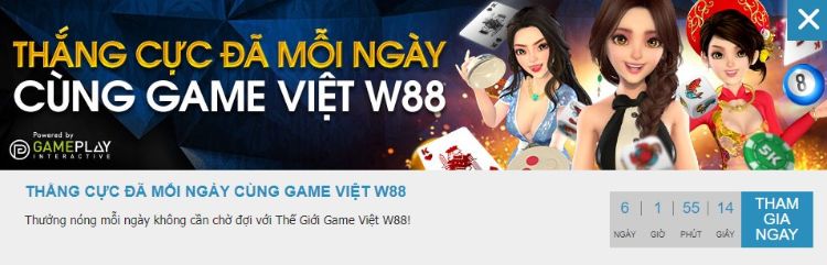 Khuyến mãi game Việt W88